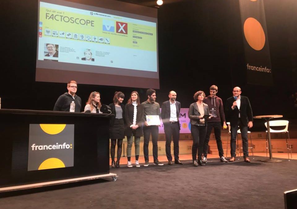 Factoscope 2017 prix Newstorm de France Info