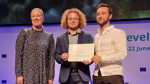 Paul Boyer et Rémi Carton récompensés par le Natali Prize